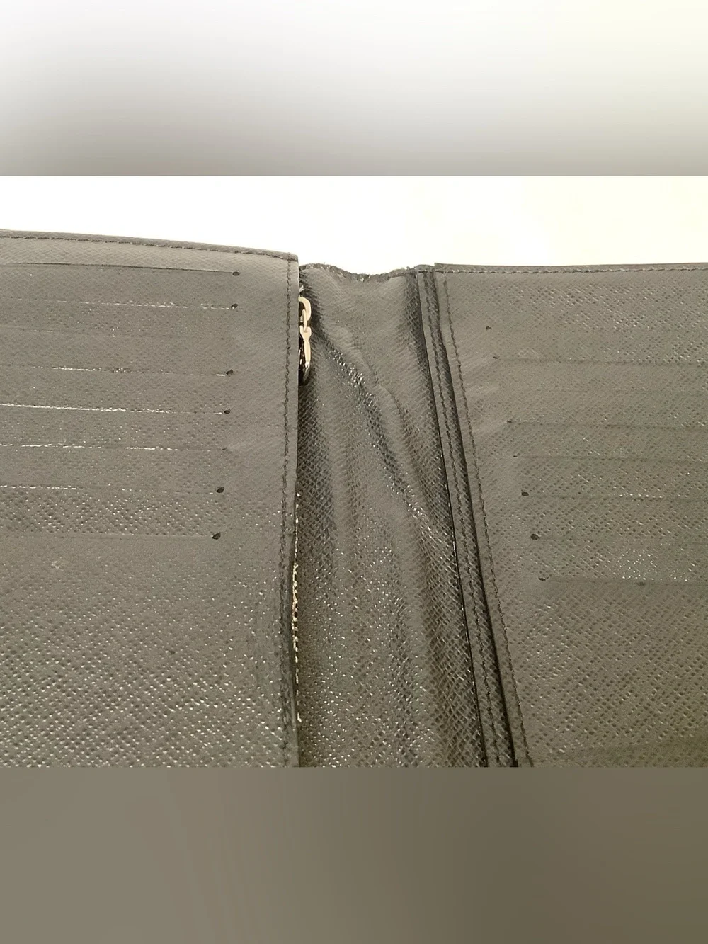 Classic Men's/womens Black Leather Long flap Wallet